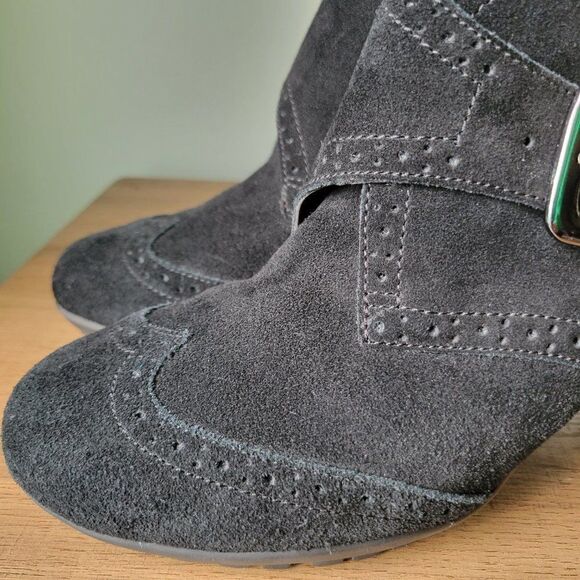 EUC AEROSOLES HEELREST MONK SHOES SHOES GENUINE LEATHER UPPER SIZE 8.5 - Picture 5 of 16